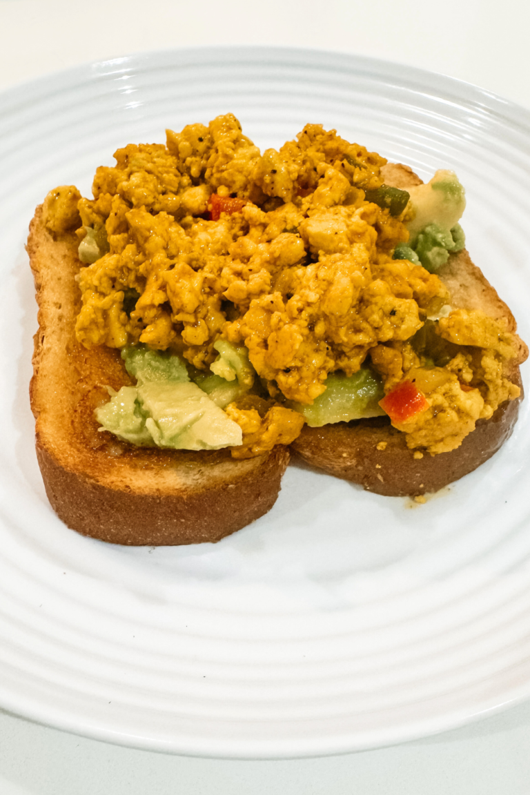 Green & Protein Scramble (Tofu Avocado Scramble)